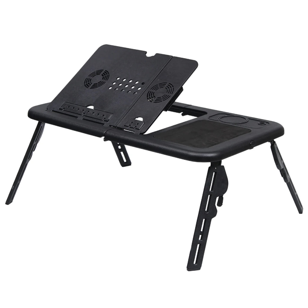 Portable Foldable Laptop Table with Cooling Fan