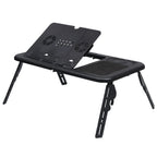 Portable Foldable Laptop Table with Cooling Fan