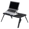 Portable Foldable Laptop Table with Cooling Fan