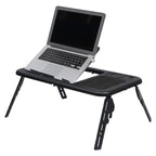 Portable Foldable Laptop Table with Cooling Fan
