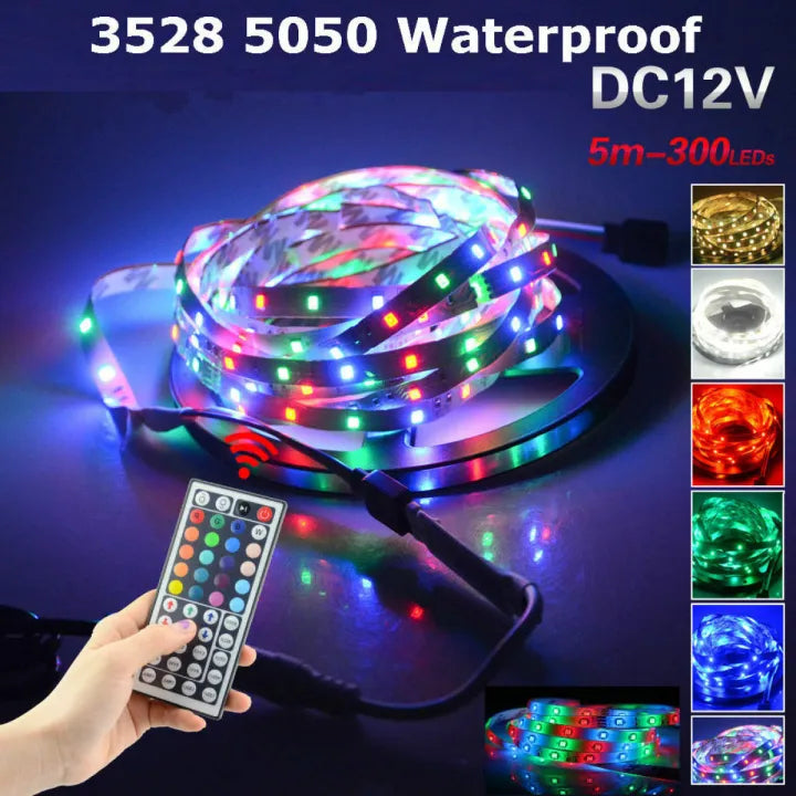 RGB LED Strip Lights With Remote