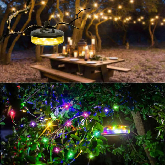 Rechargeable Camping Lantern with LED Garland