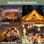 Rechargeable Camping Lantern with LED Garland