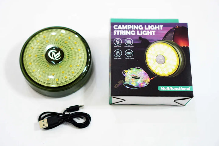Rechargeable Camping Lantern with LED Garland