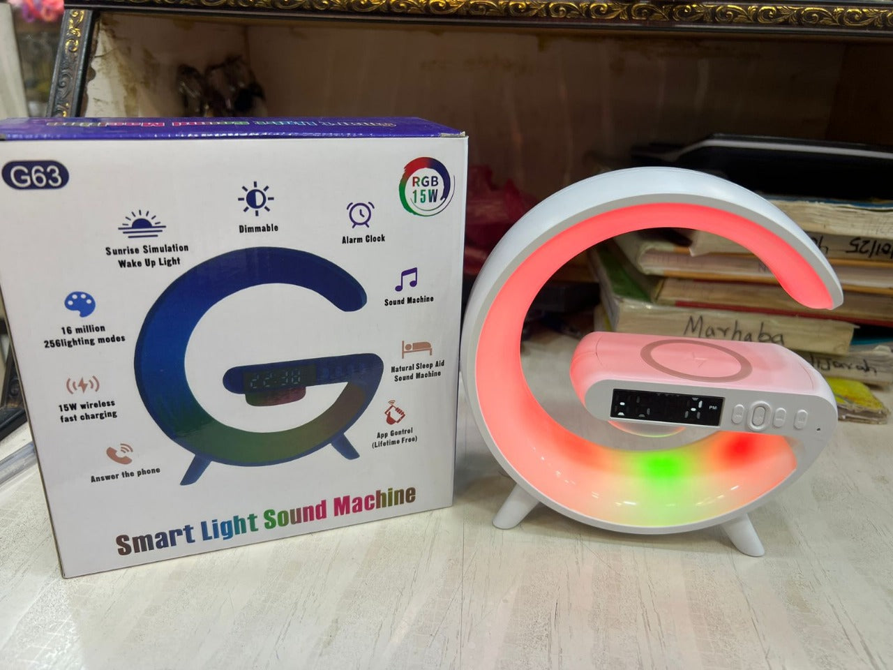 G63 RGB Speaker Lamp Charger - 4 in 1