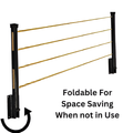 Foldable Wall Mounted Cloth Drying Stand with Rope