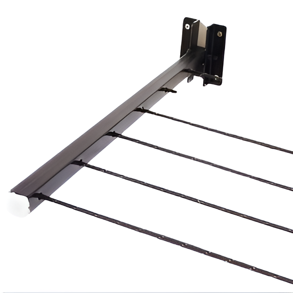 Foldable Wall Mounted Cloth Drying Stand with Rope