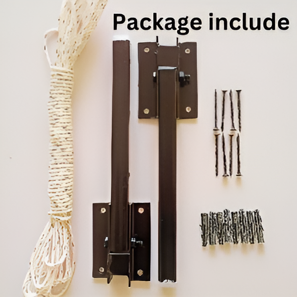 Foldable Wall Mounted Cloth Drying Stand with Rope