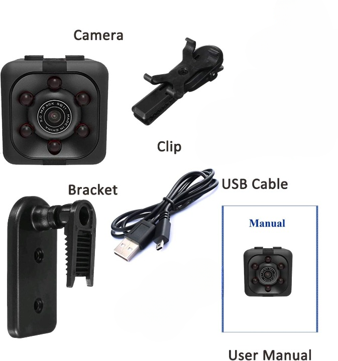 SQ6 Mini HD Spy Camera with Night Vision