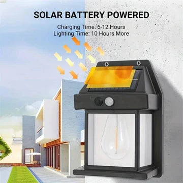 Solar Motion Sensor Wall Lamp