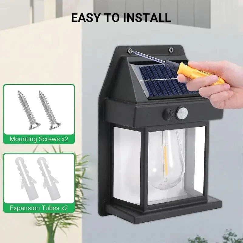 Solar Motion Sensor Wall Lamp
