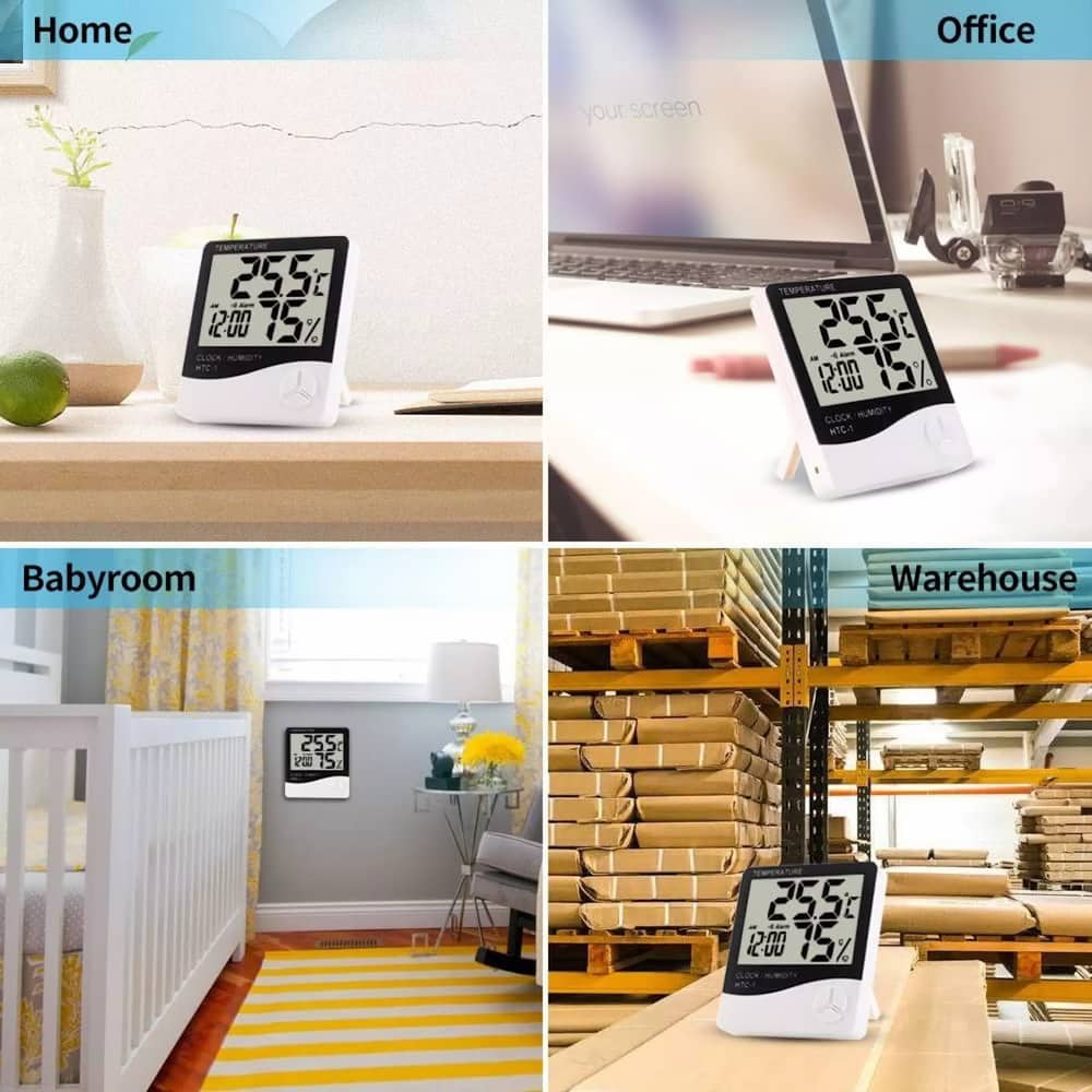 LCD Temperature Humidity Monitor