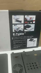 Portable Foldable Laptop Table with Cooling Fan